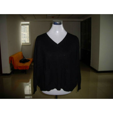 women cashmere silk pullover